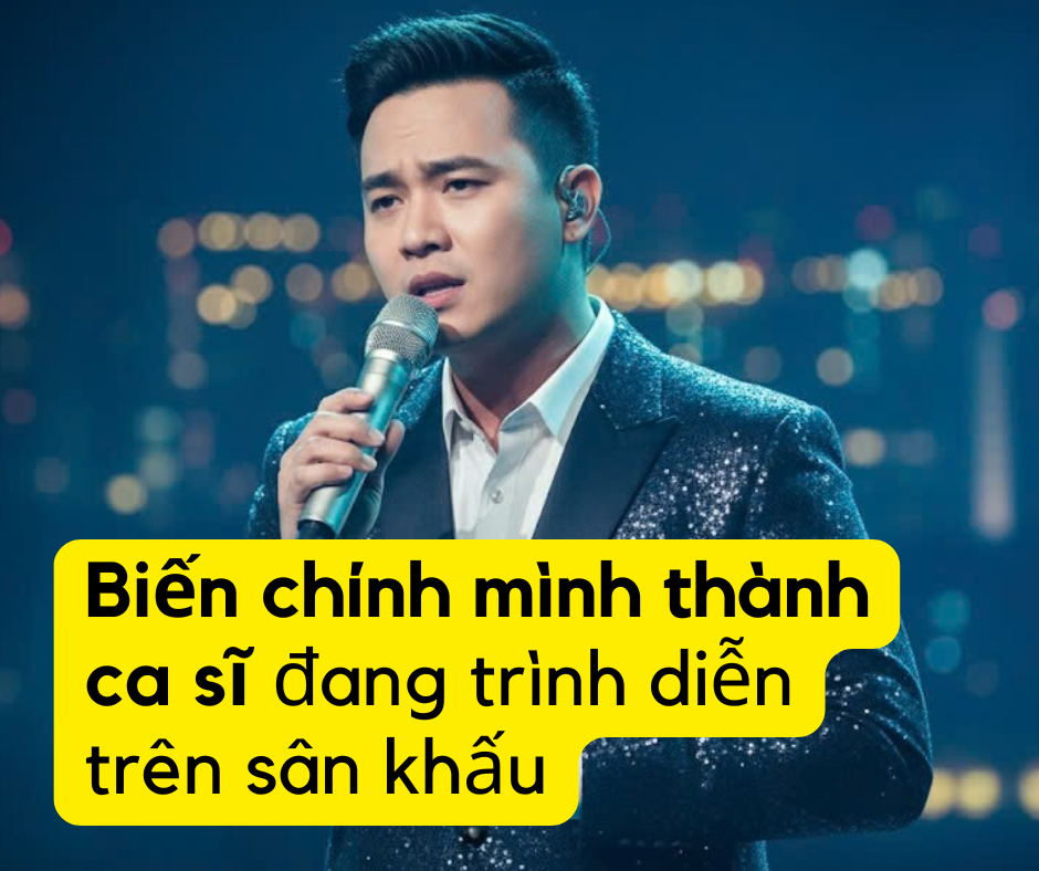 Hướng dẫn biến chính mình thành ca sĩ đang hát